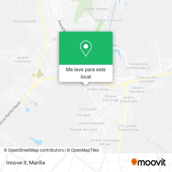 Innove-X mapa