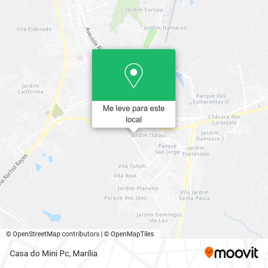 Casa do Mini Pc mapa
