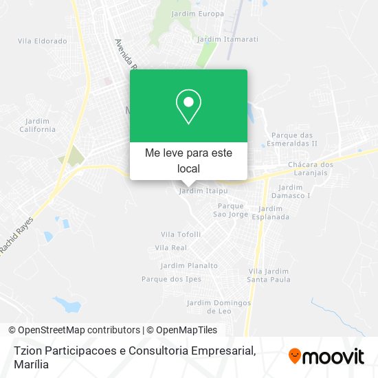 Tzion Participacoes e Consultoria Empresarial mapa