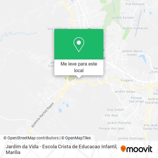 Jardim da Vida - Escola Crista de Educacao Infantil mapa