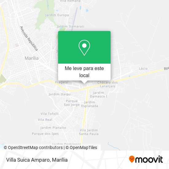 Villa Suica Amparo mapa