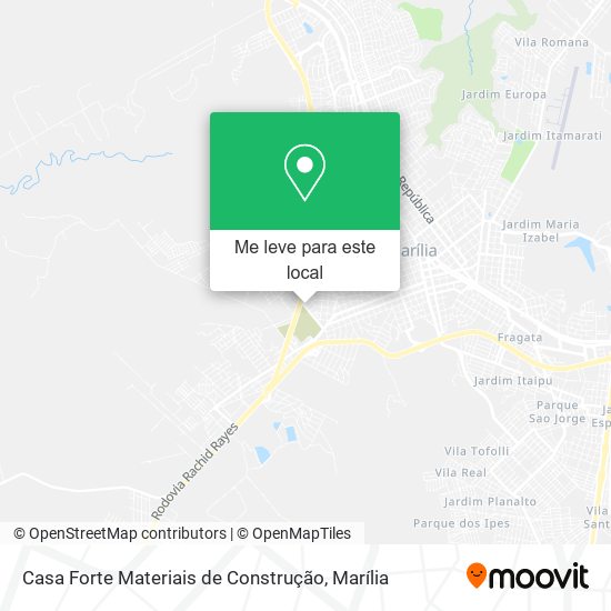 Casa Forte Materiais de Construção mapa