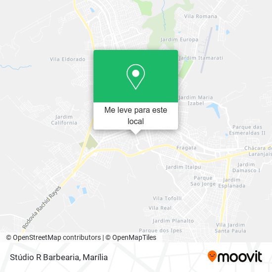 Stúdio R Barbearia mapa