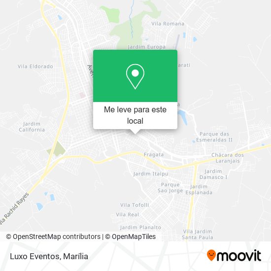 Luxo Eventos mapa