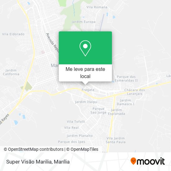 Super Visão Marilia mapa