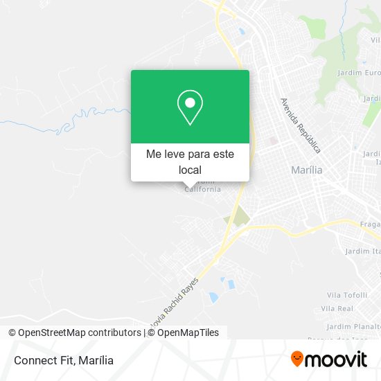 Connect Fit mapa