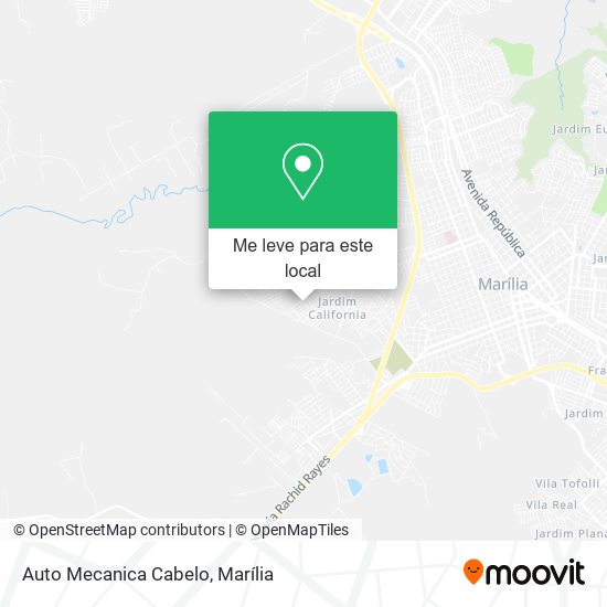 Auto Mecanica Cabelo mapa