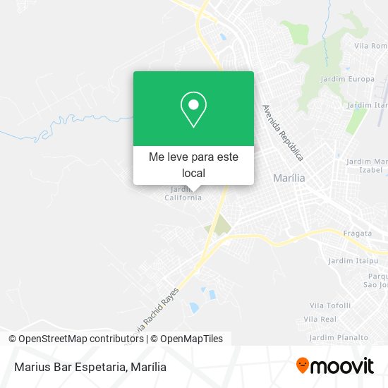 Marius Bar Espetaria mapa