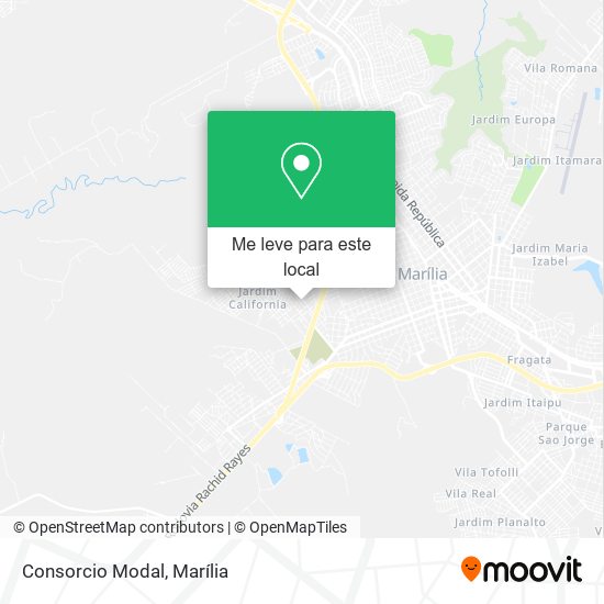 Consorcio Modal mapa