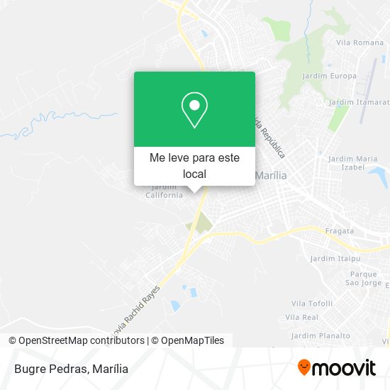Bugre Pedras mapa
