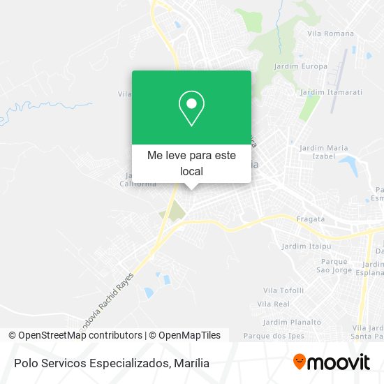 Polo Servicos Especializados mapa