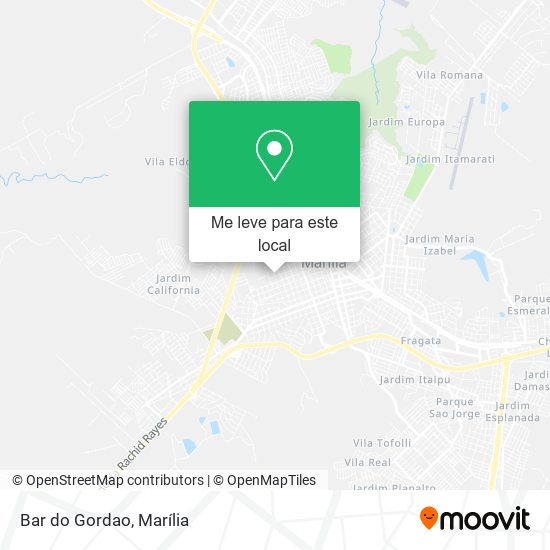 Bar do Gordao mapa