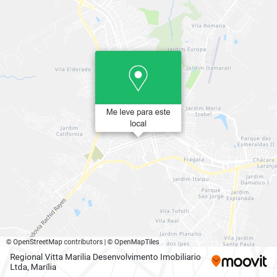 Regional Vitta Marilia Desenvolvimento Imobiliario Ltda mapa