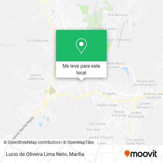 Lucio de Oliveira Lima Neto mapa