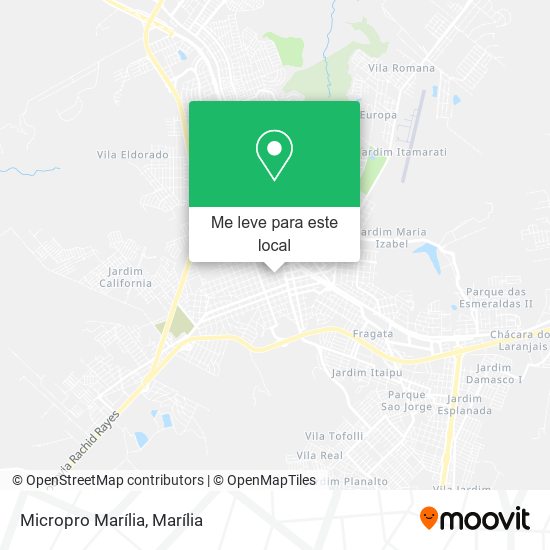 Micropro Marília mapa