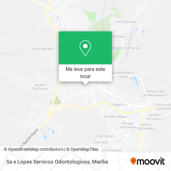 Sa e Lopes Servicos Odontologicos mapa