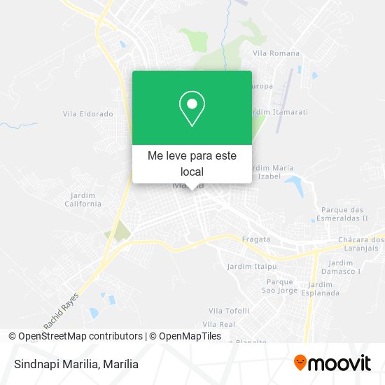 Sindnapi Marilia mapa