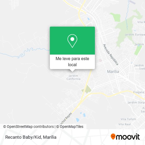 Recanto Baby/Kid mapa