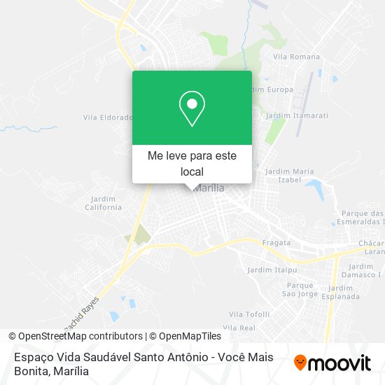 Espaço Vida Saudável Santo Antônio - Você Mais Bonita mapa