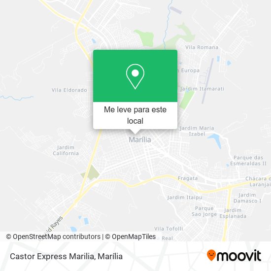 Castor Express Marilia mapa