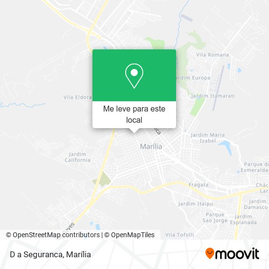 D a Seguranca mapa