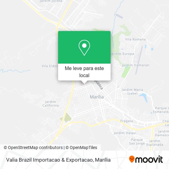 Valia Brazil Importacao & Exportacao mapa