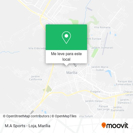 M.A Sports - Loja mapa
