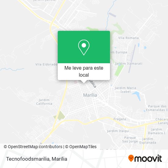 Tecnofoodsmarilia mapa