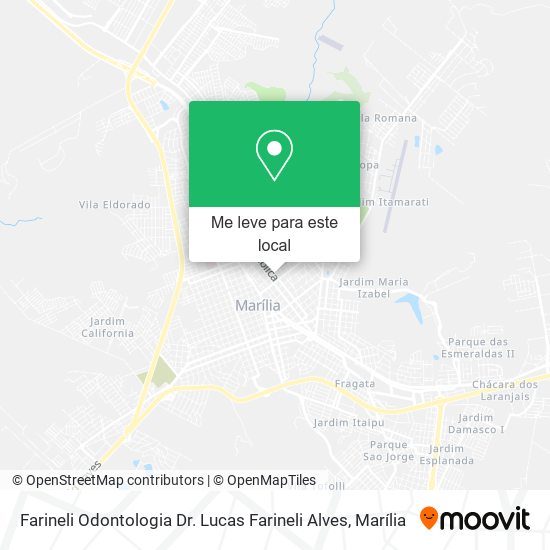 Farineli Odontologia Dr. Lucas Farineli Alves mapa