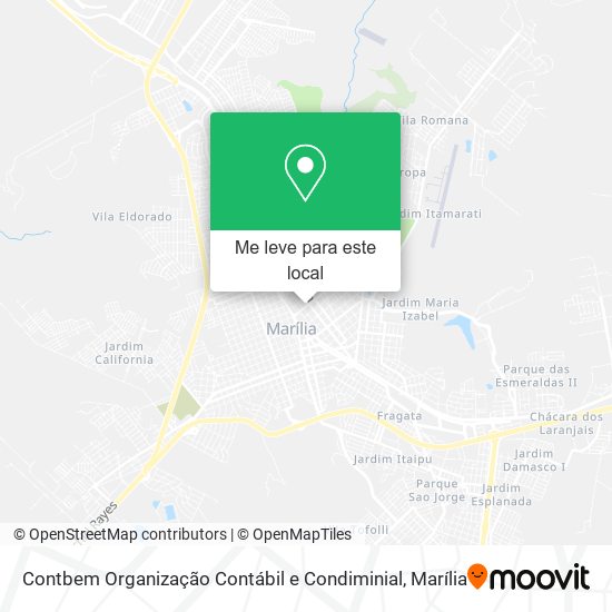 Contbem Organização Contábil e Condiminial mapa