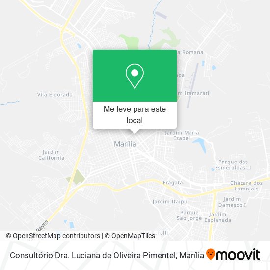 Consultório Dra. Luciana de Oliveira Pimentel mapa