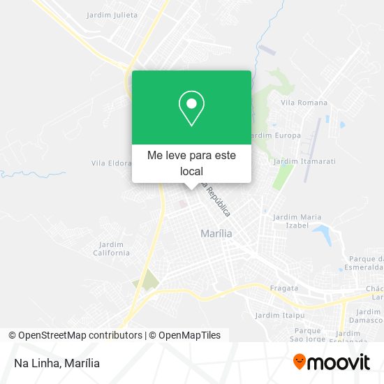 Na Linha mapa