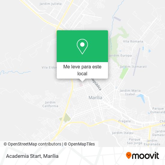 Academia Start mapa