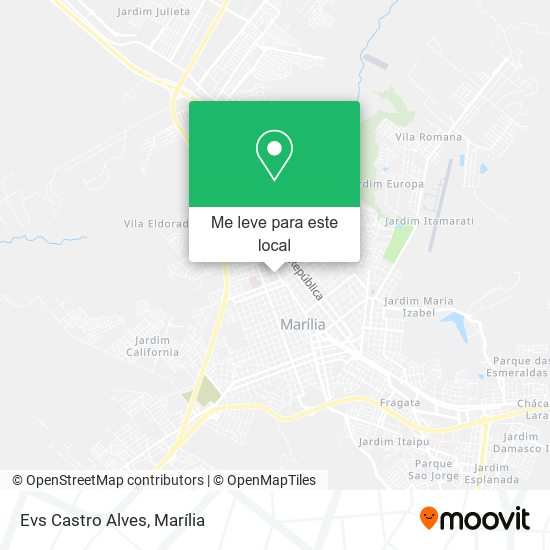 Evs Castro Alves mapa