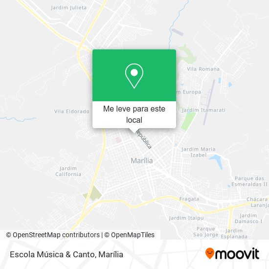 Escola Música & Canto mapa