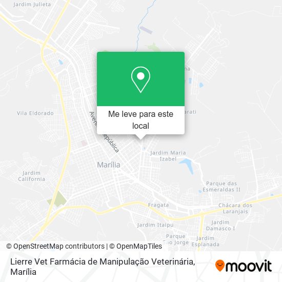 Lierre Vet Farmácia de Manipulação Veterinária mapa