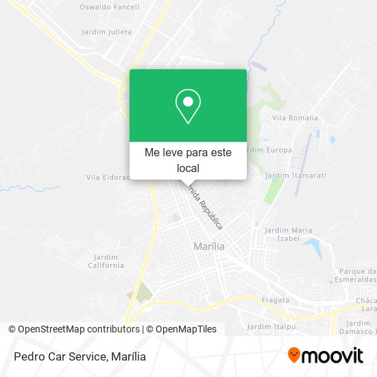 Pedro Car Service mapa