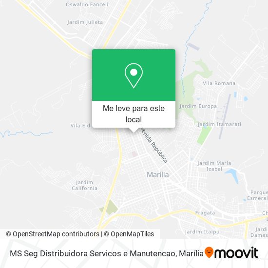 MS Seg Distribuidora Servicos e Manutencao mapa