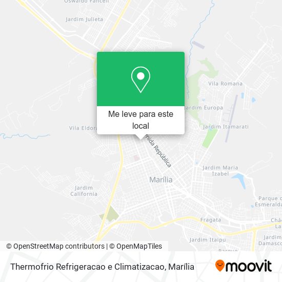 Thermofrio Refrigeracao e Climatizacao mapa