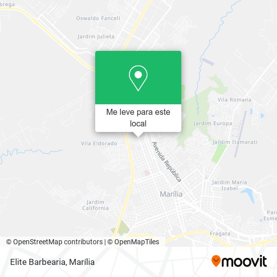 Elite Barbearia mapa