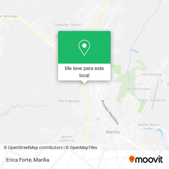 Erica Forte mapa