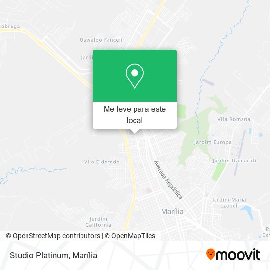 Studio Platinum mapa