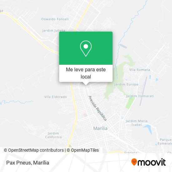 Pax Pneus mapa