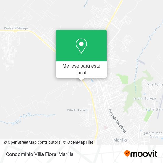 Condominio Villa Flora mapa