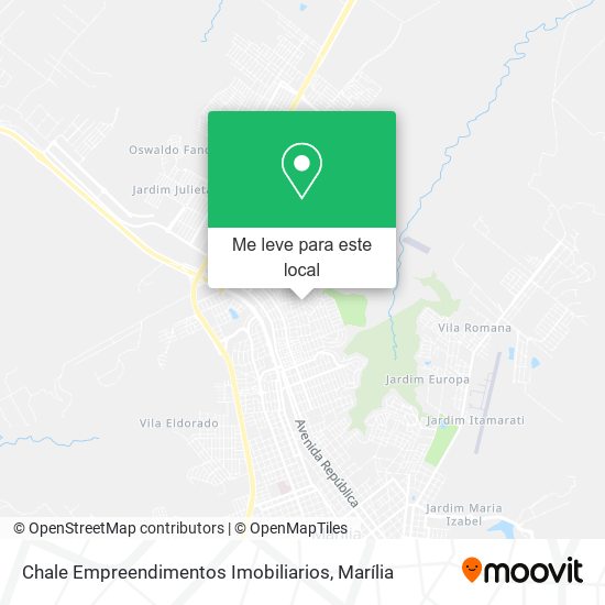 Chale Empreendimentos Imobiliarios mapa
