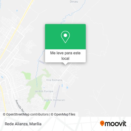 Rede Alianza mapa