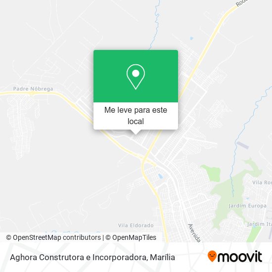 Aghora Construtora e Incorporadora mapa