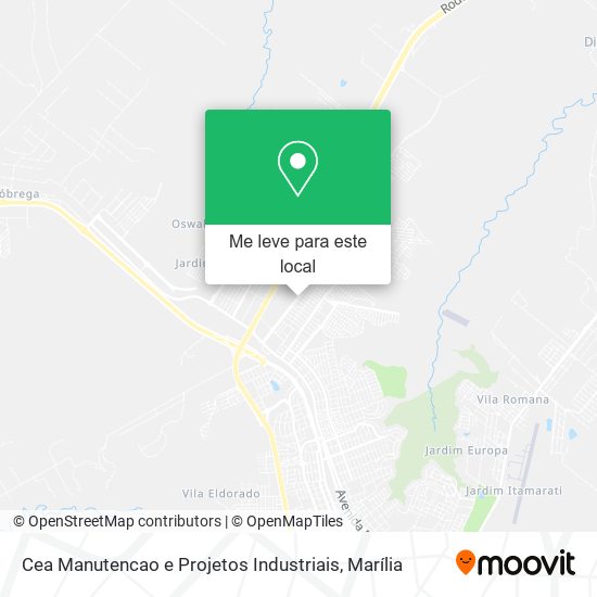 Cea Manutencao e Projetos Industriais mapa