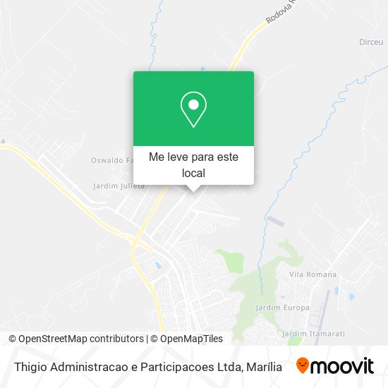 Thigio Administracao e Participacoes Ltda mapa