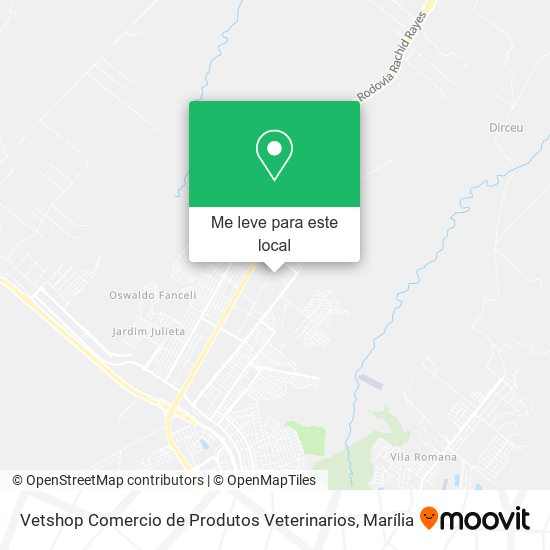 Vetshop Comercio de Produtos Veterinarios mapa